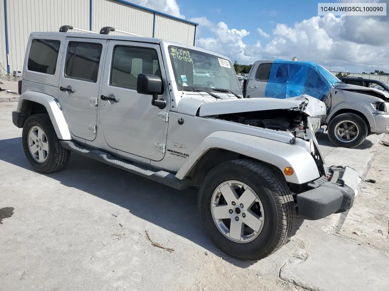 2012 Jeep Wrangler Unlimited Sahara VIN: 1C4HJWEG5CL100090 Lot: 76916104