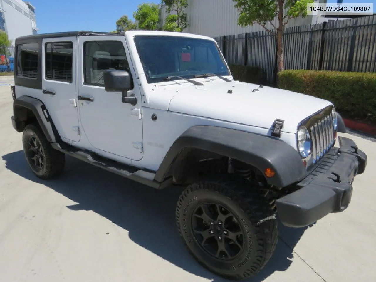 2012 Jeep Wrangler Unlimited Sport VIN: 1C4BJWDG4CL109807 Lot: 77028174