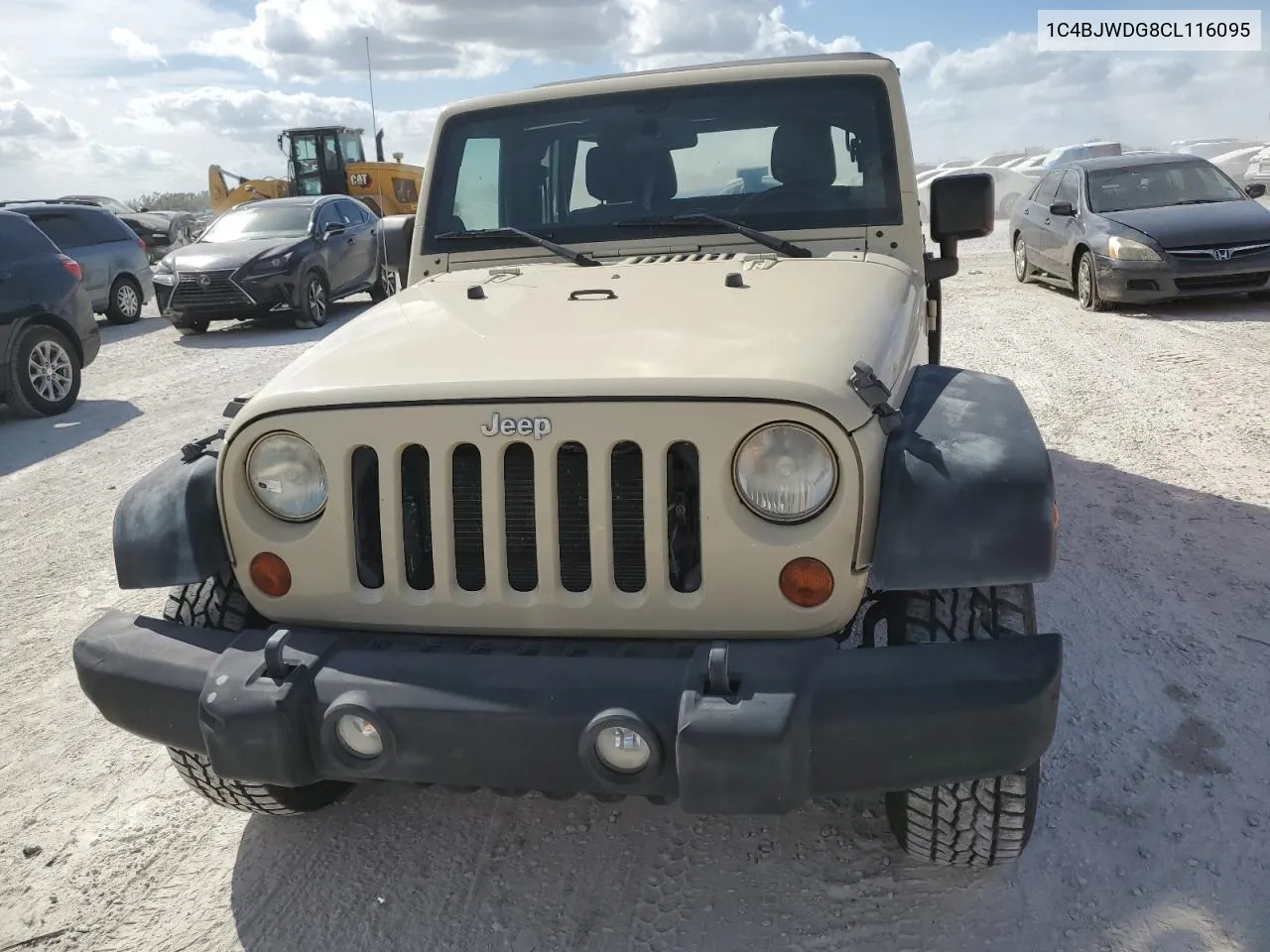 2012 Jeep Wrangler Unlimited Sport VIN: 1C4BJWDG8CL116095 Lot: 77152204