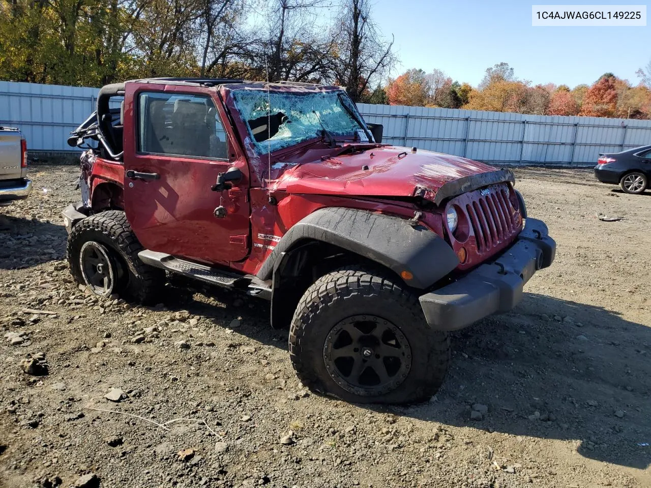 2012 Jeep Wrangler Sport VIN: 1C4AJWAG6CL149225 Lot: 77317044