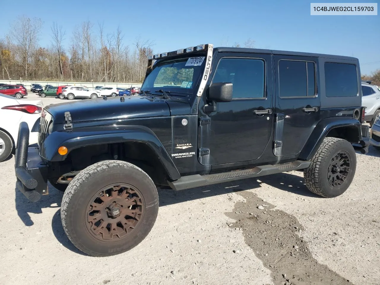 2012 Jeep Wrangler Unlimited Sahara VIN: 1C4BJWEG2CL159703 Lot: 77379124