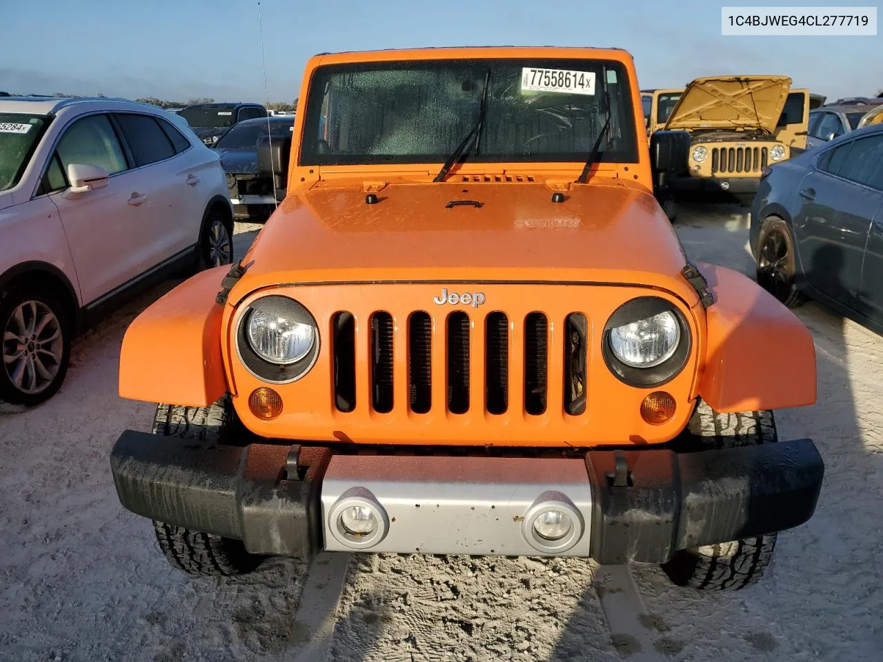 2012 Jeep Wrangler Unlimited Sahara VIN: 1C4BJWEG4CL277719 Lot: 77558614