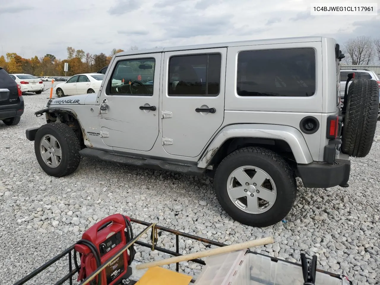 2012 Jeep Wrangler Unlimited Sahara VIN: 1C4BJWEG1CL117961 Lot: 77594034