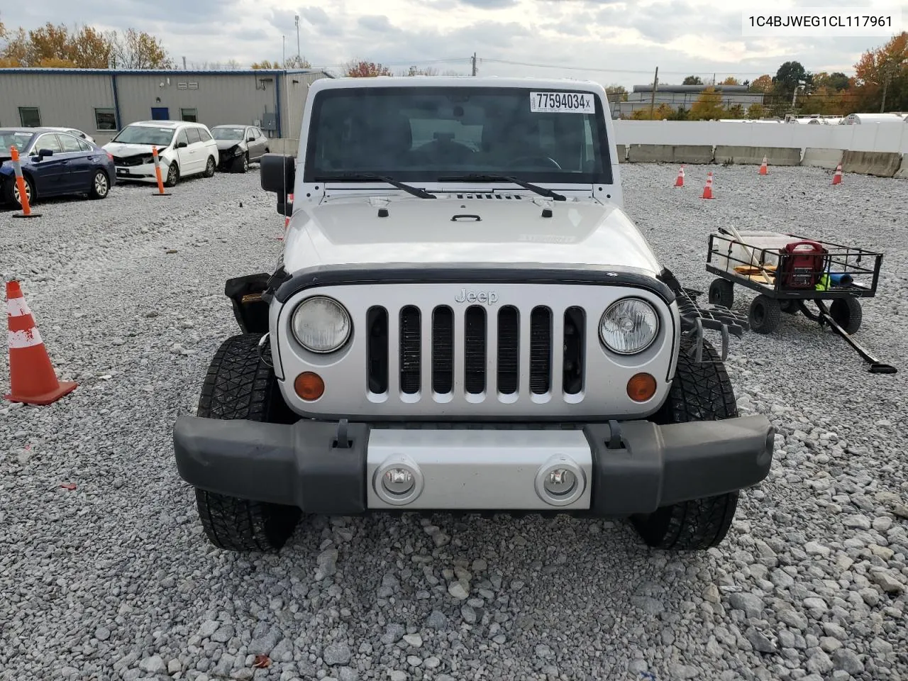 2012 Jeep Wrangler Unlimited Sahara VIN: 1C4BJWEG1CL117961 Lot: 77594034