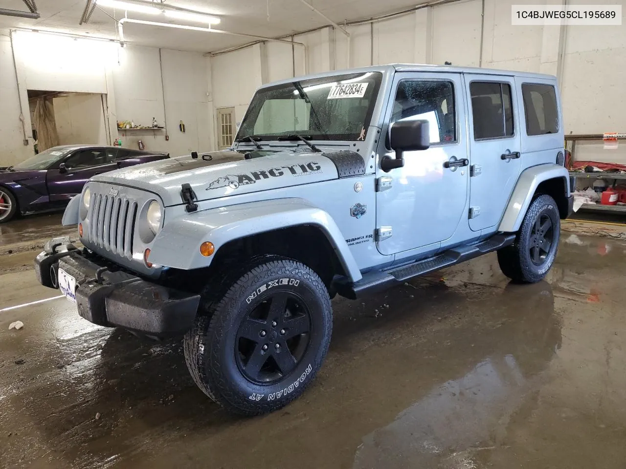 2012 Jeep Wrangler Unlimited Sahara VIN: 1C4BJWEG5CL195689 Lot: 77642834