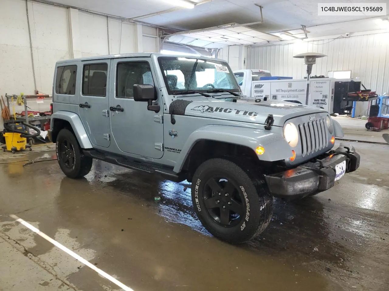 2012 Jeep Wrangler Unlimited Sahara VIN: 1C4BJWEG5CL195689 Lot: 77642834