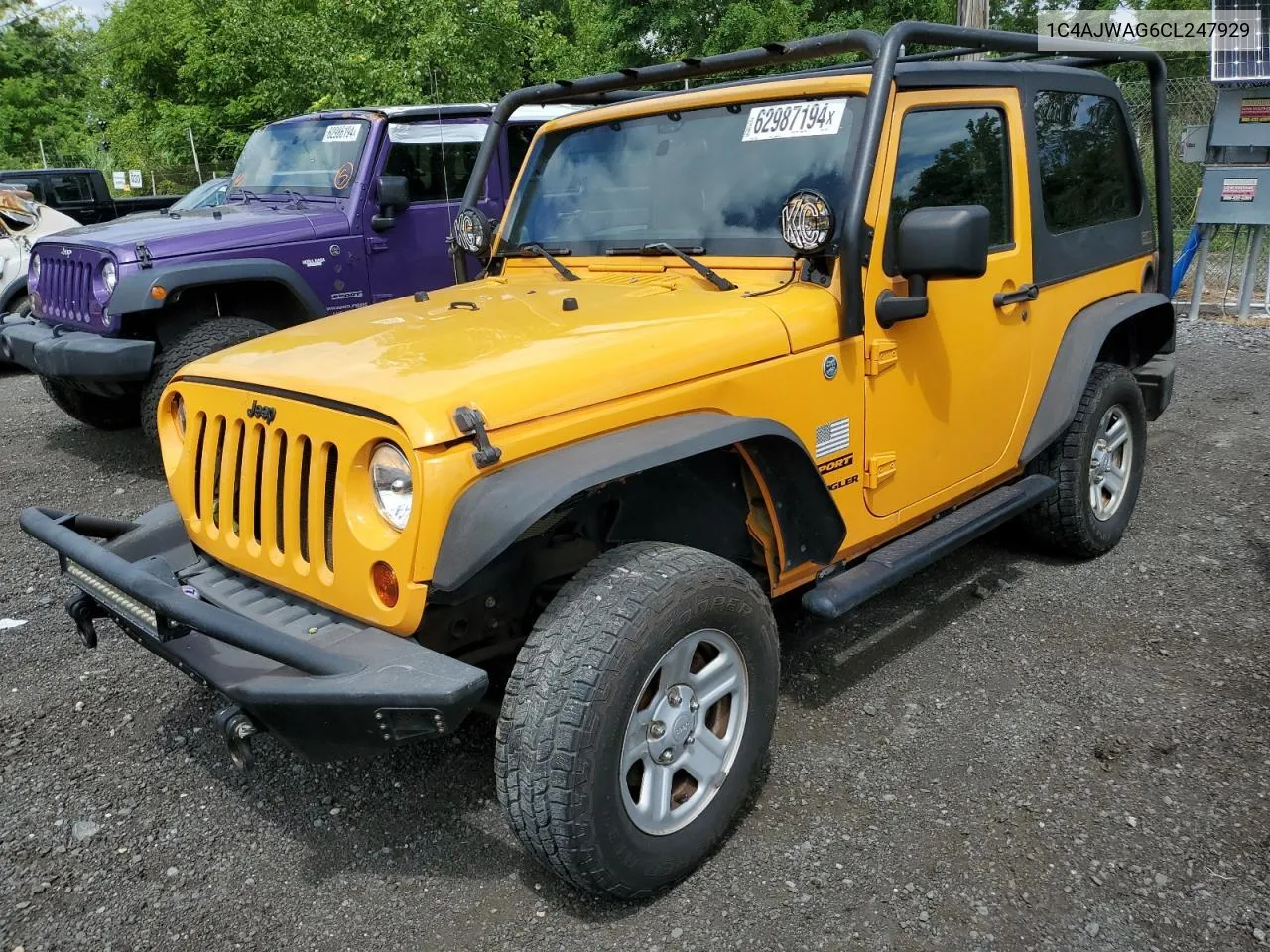 2012 Jeep Wrangler Sport VIN: 1C4AJWAG6CL247929 Lot: 78387564