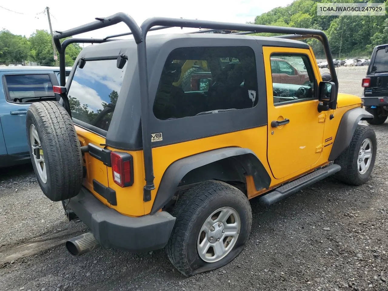 2012 Jeep Wrangler Sport VIN: 1C4AJWAG6CL247929 Lot: 78387564