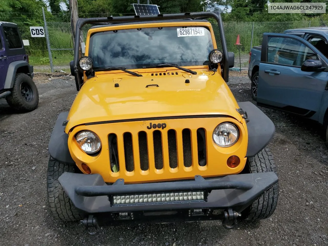 2012 Jeep Wrangler Sport VIN: 1C4AJWAG6CL247929 Lot: 78387564