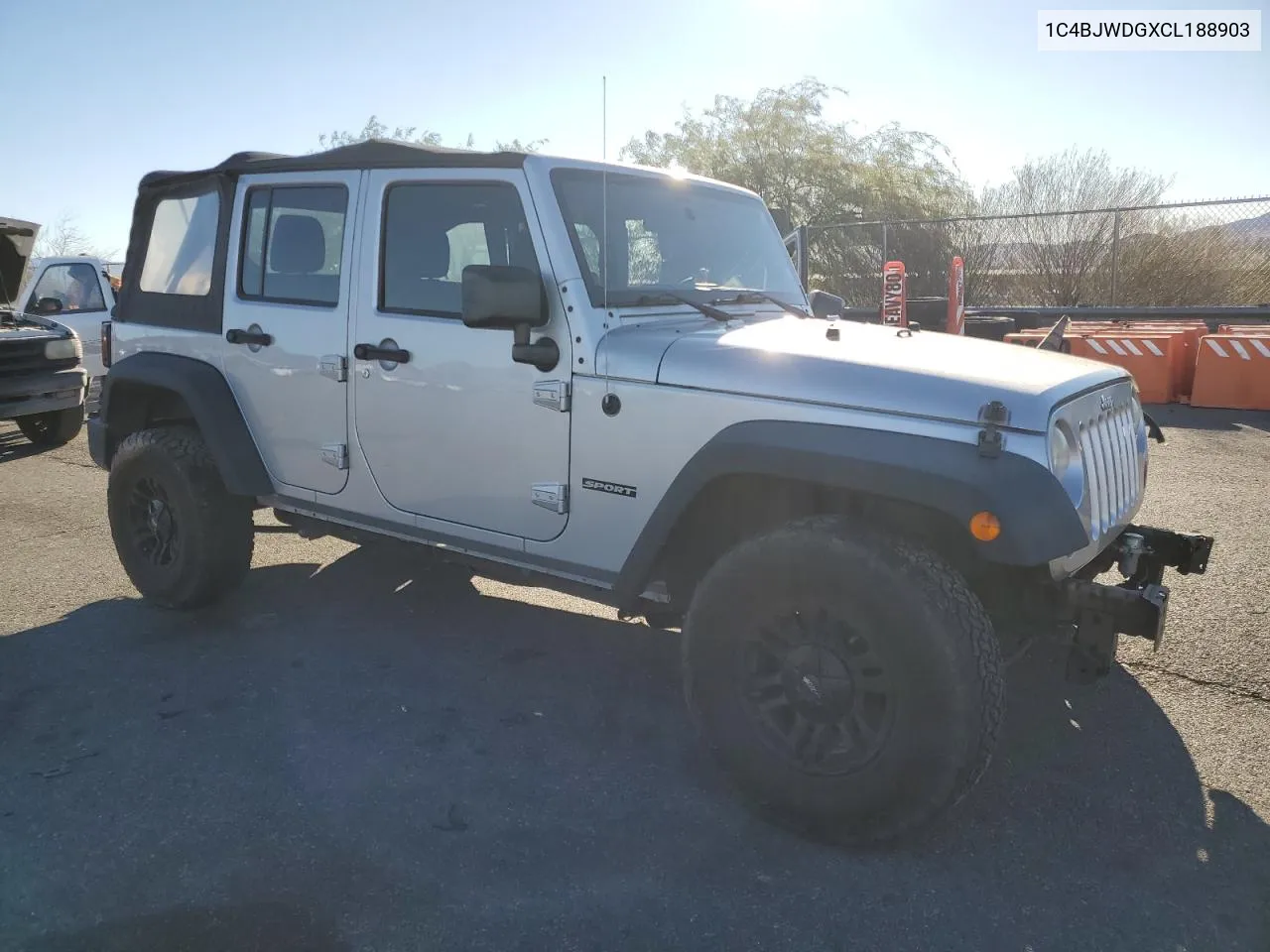 2012 Jeep Wrangler Unlimited Sport VIN: 1C4BJWDGXCL188903 Lot: 78827994