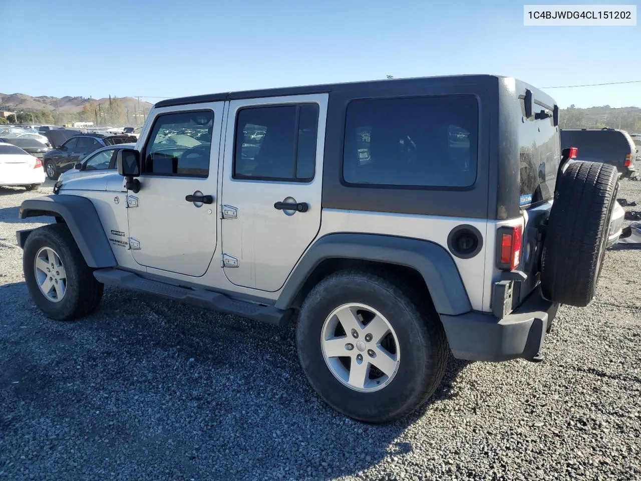 2012 Jeep Wrangler Unlimited Sport VIN: 1C4BJWDG4CL151202 Lot: 79455864