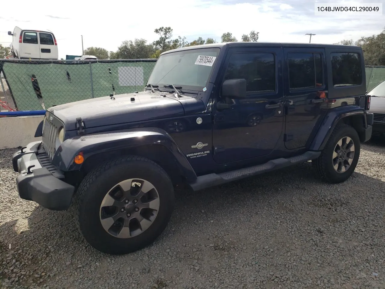 2012 Jeep Wrangler Unlimited Sport VIN: 1C4BJWDG4CL290049 Lot: 79970544