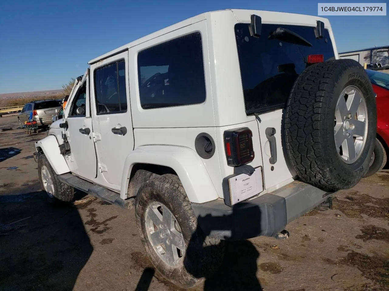 2012 Jeep Wrangler Unlimited Sahara VIN: 1C4BJWEG4CL179774 Lot: 81138994