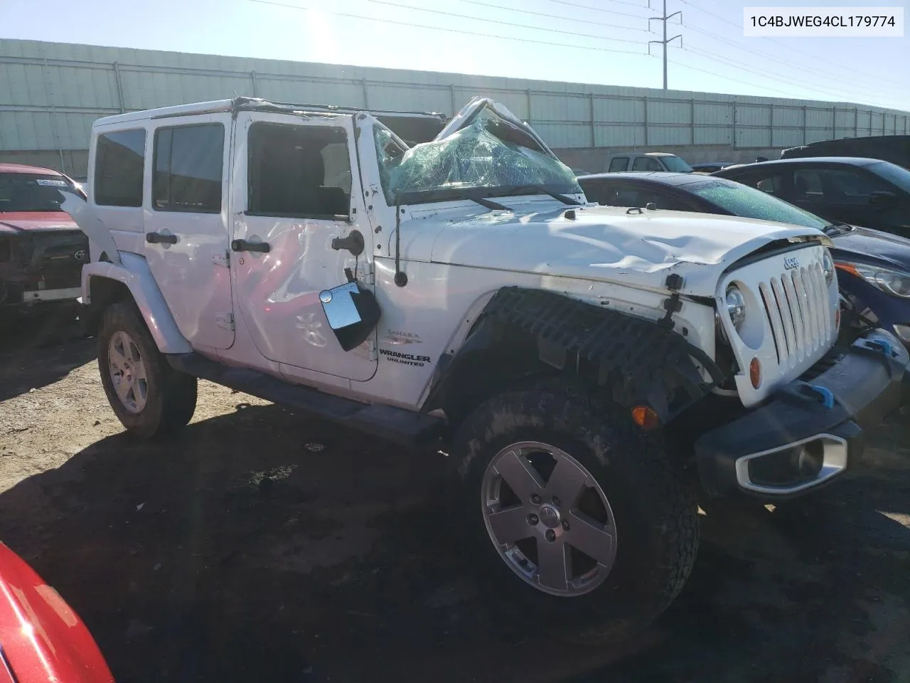 2012 Jeep Wrangler Unlimited Sahara VIN: 1C4BJWEG4CL179774 Lot: 81138994