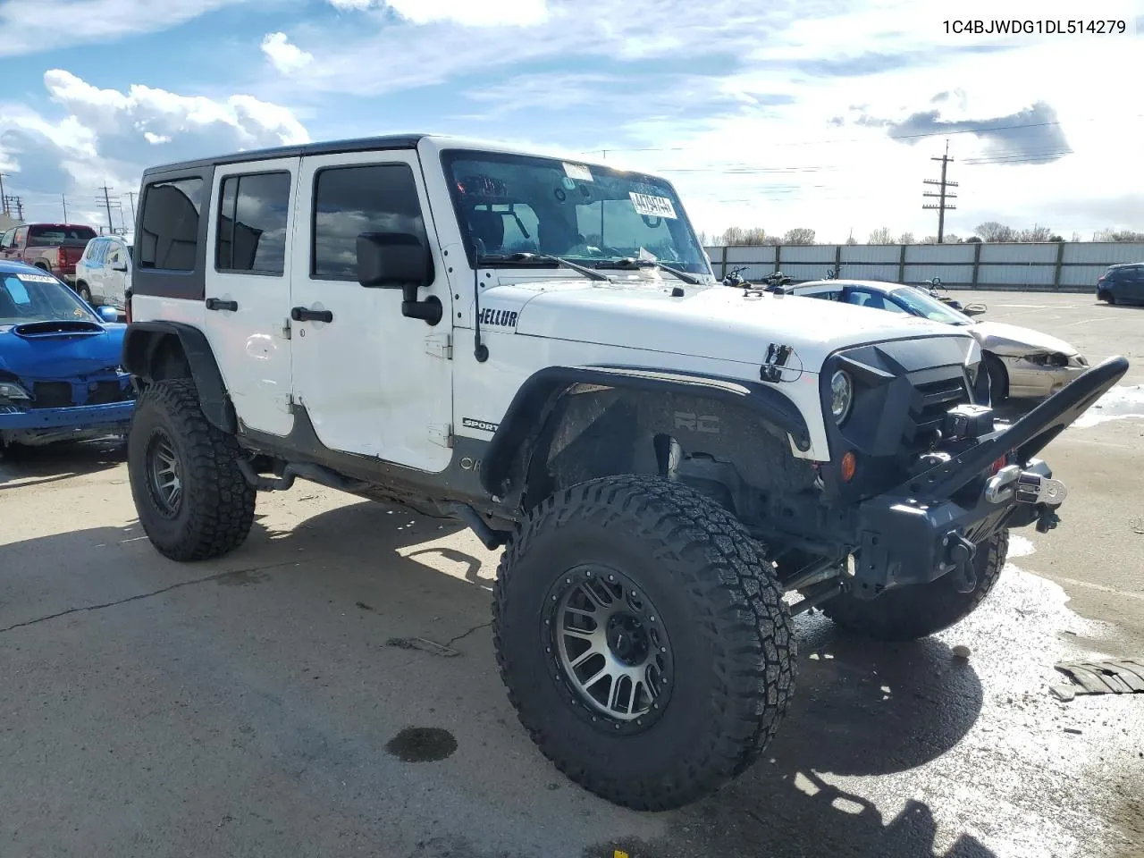 2013 Jeep Wrangler Unlimited Sport VIN: 1C4BJWDG1DL514279 Lot: 44794744