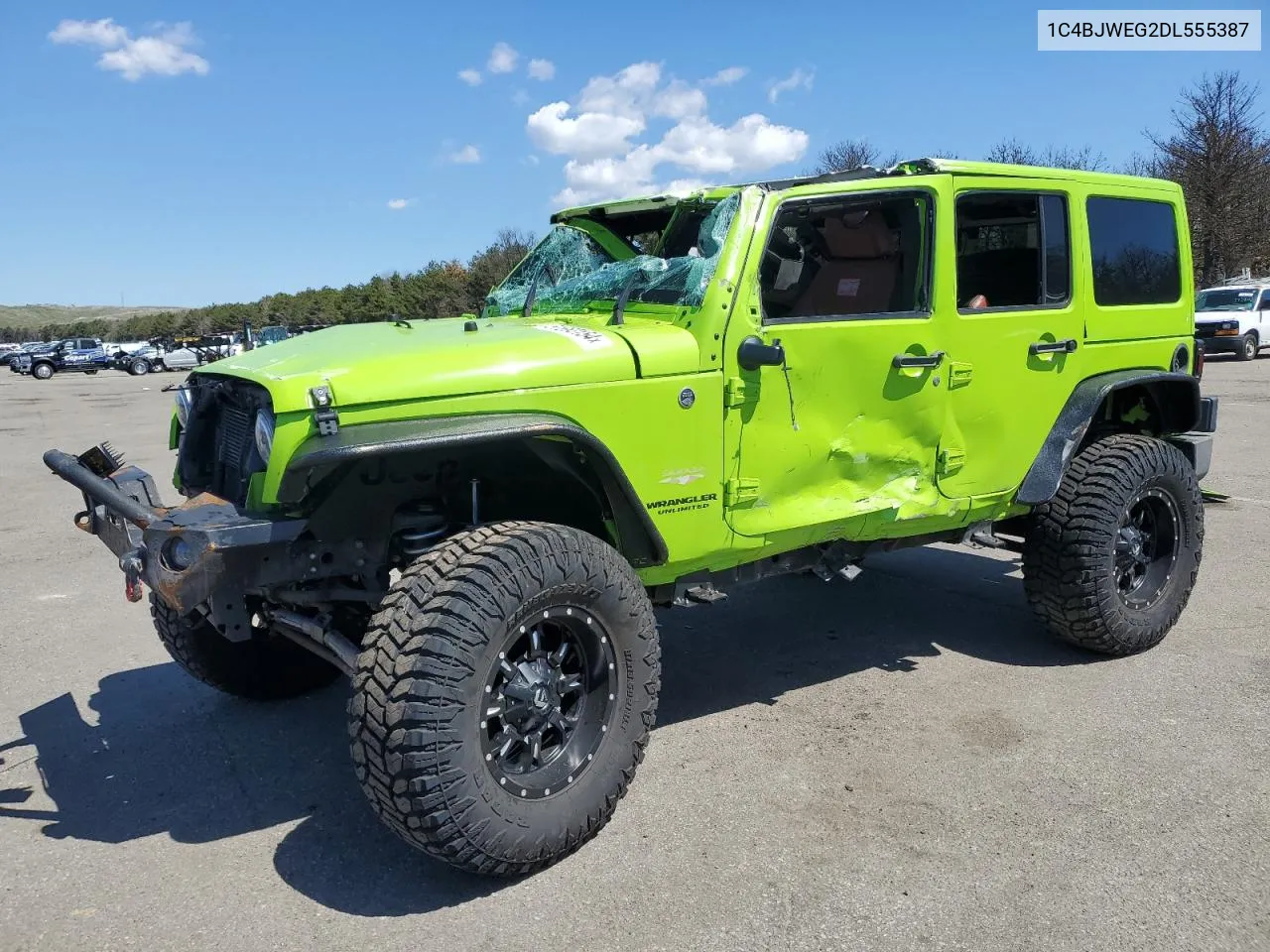 2013 Jeep Wrangler Unlimited Sahara VIN: 1C4BJWEG2DL555387 Lot: 51263154