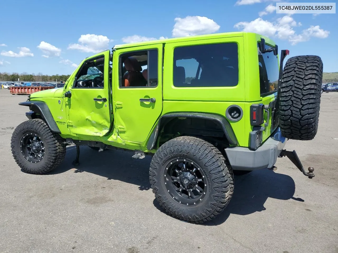 2013 Jeep Wrangler Unlimited Sahara VIN: 1C4BJWEG2DL555387 Lot: 51263154