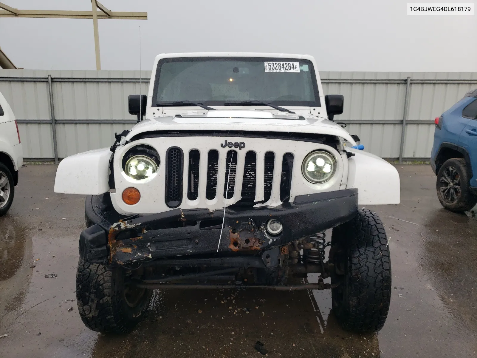 2013 Jeep Wrangler Unlimited Sahara VIN: 1C4BJWEG4DL618179 Lot: 53284284