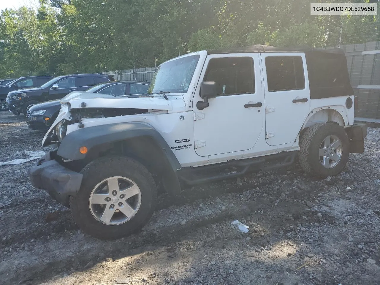 2013 Jeep Wrangler Unlimited Sport VIN: 1C4BJWDG7DL529658 Lot: 56834464