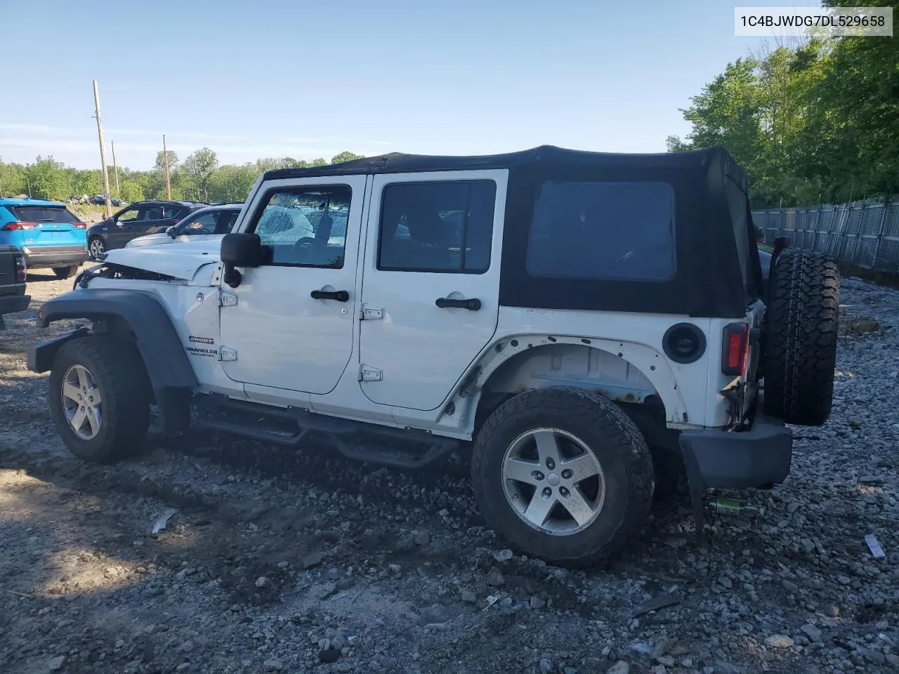 2013 Jeep Wrangler Unlimited Sport VIN: 1C4BJWDG7DL529658 Lot: 56834464