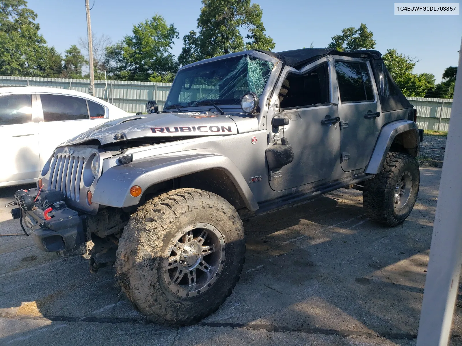 2013 Jeep Wrangler Unlimited Rubicon VIN: 1C4BJWFG0DL703857 Lot: 58944014