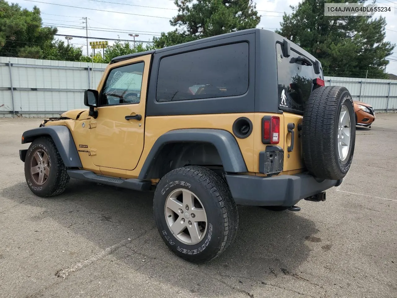 2013 Jeep Wrangler Sport VIN: 1C4AJWAG4DL655234 Lot: 59595344