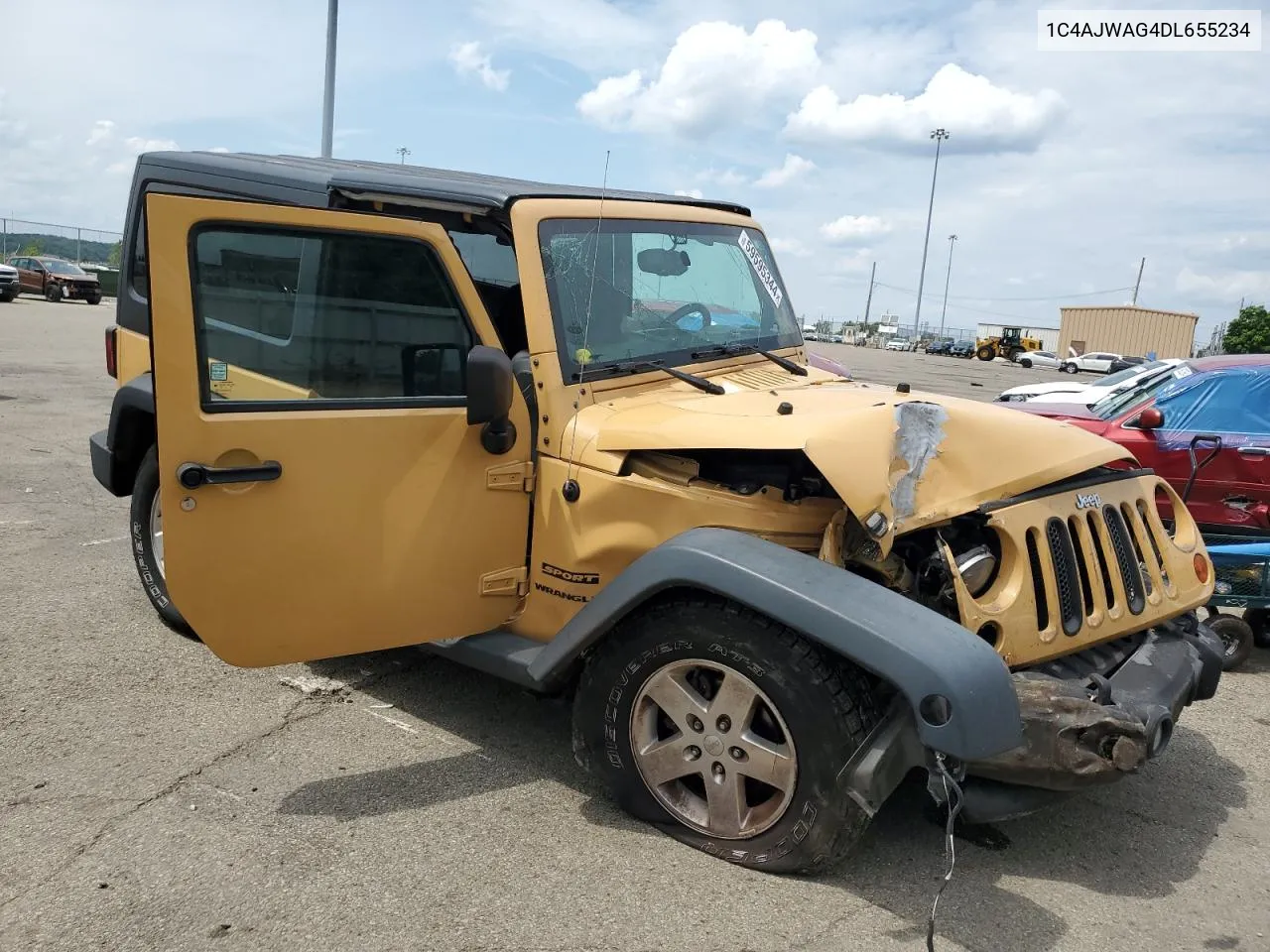 2013 Jeep Wrangler Sport VIN: 1C4AJWAG4DL655234 Lot: 59595344