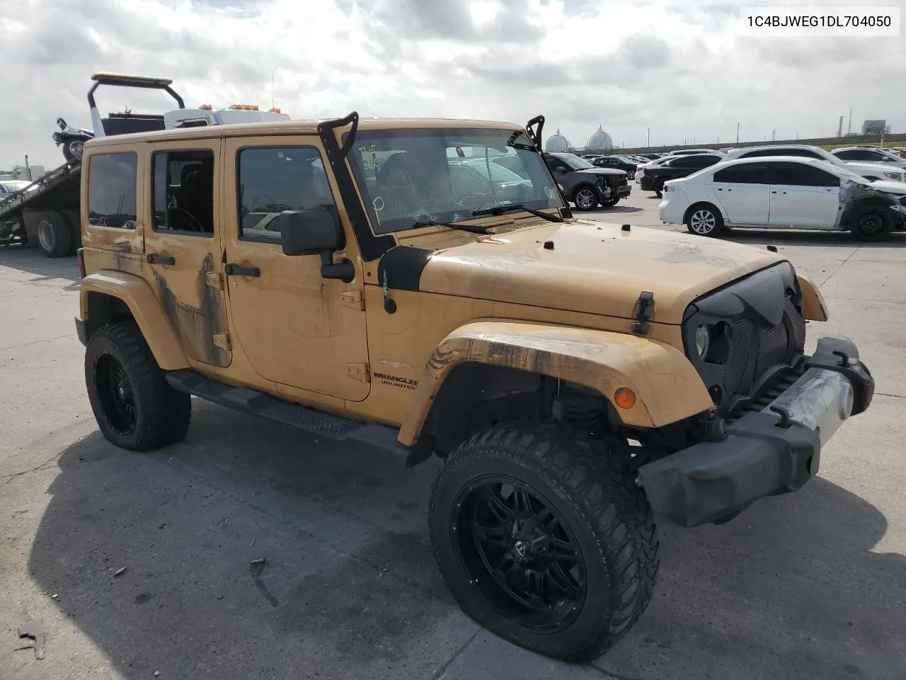 2013 Jeep Wrangler Unlimited Sahara VIN: 1C4BJWEG1DL704050 Lot: 59996534