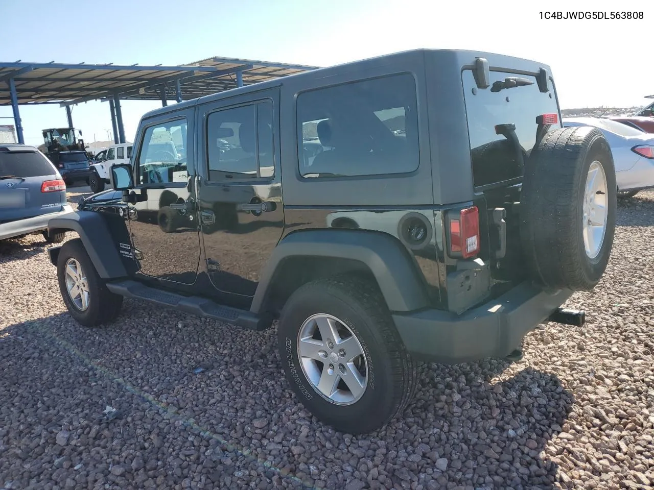 2013 Jeep Wrangler Unlimited Sport VIN: 1C4BJWDG5DL563808 Lot: 60931884