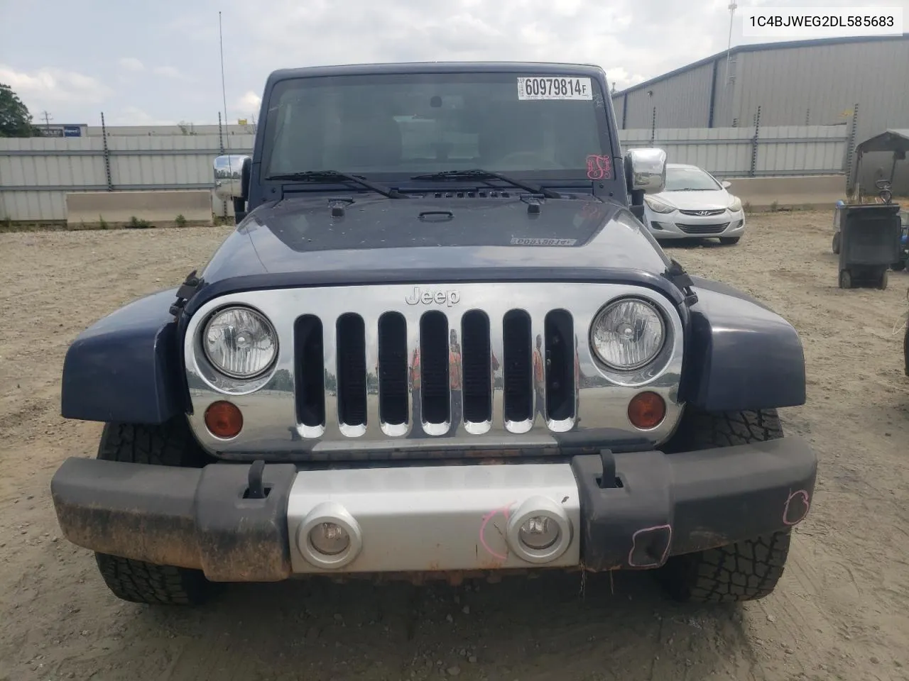 2013 Jeep Wrangler Unlimited Sahara VIN: 1C4BJWEG2DL585683 Lot: 60979814