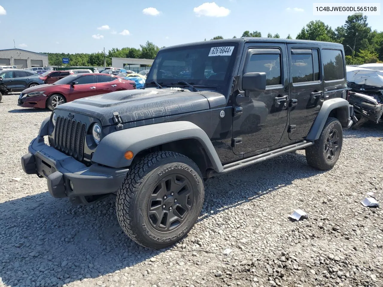 2013 Jeep Wrangler Unlimited Sahara VIN: 1C4BJWEG0DL565108 Lot: 62616644