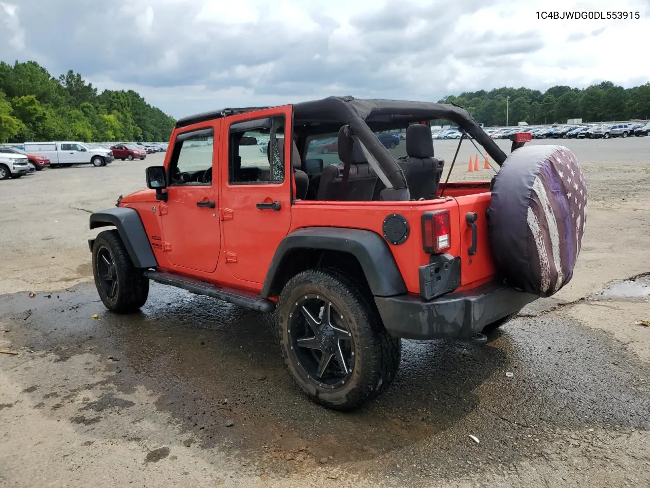 2013 Jeep Wrangler Unlimited Sport VIN: 1C4BJWDG0DL553915 Lot: 63023184