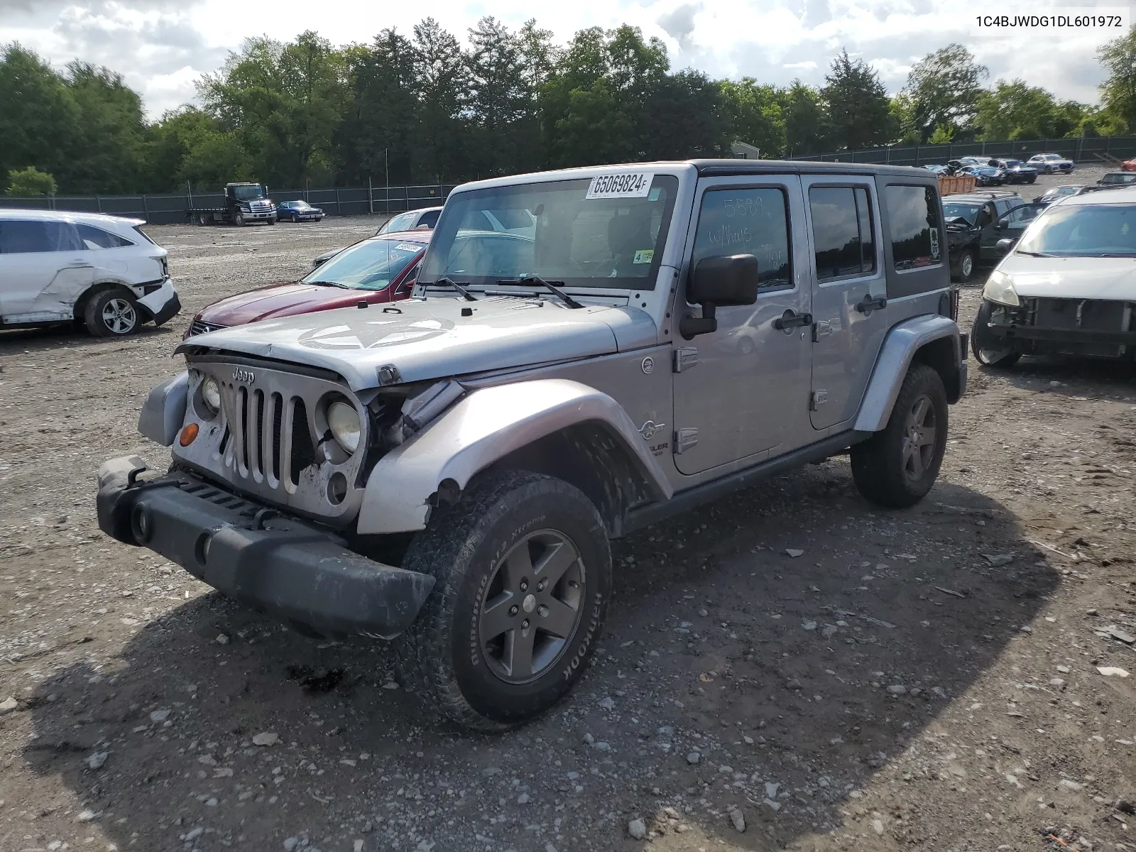 2013 Jeep Wrangler Unlimited Sport VIN: 1C4BJWDG1DL601972 Lot: 65069824