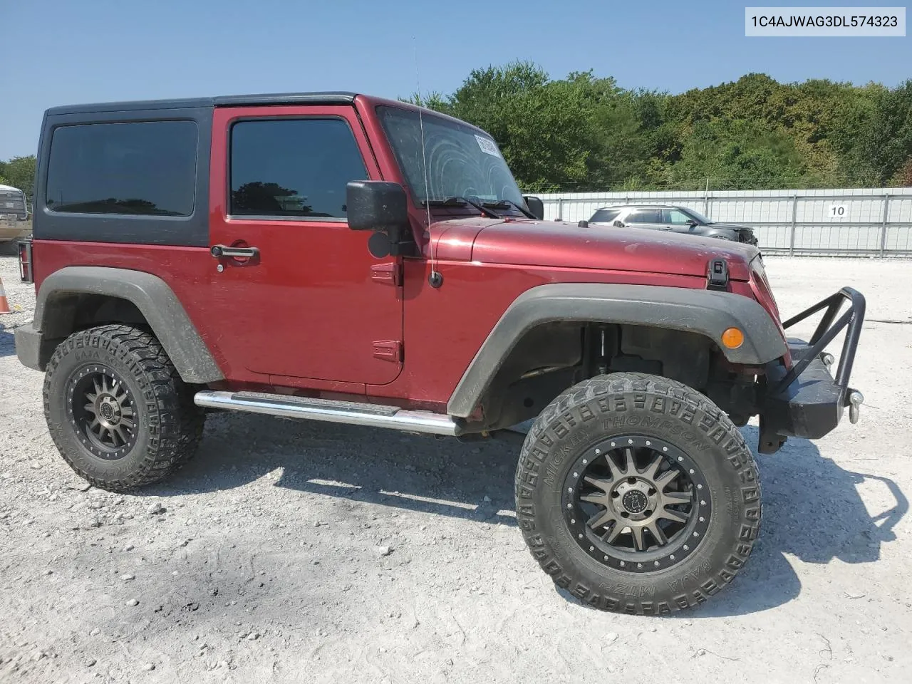 2013 Jeep Wrangler Sport VIN: 1C4AJWAG3DL574323 Lot: 66105484