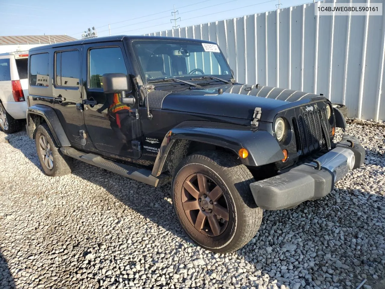 1C4BJWEG8DL590161 2013 Jeep Wrangler Unlimited Sahara