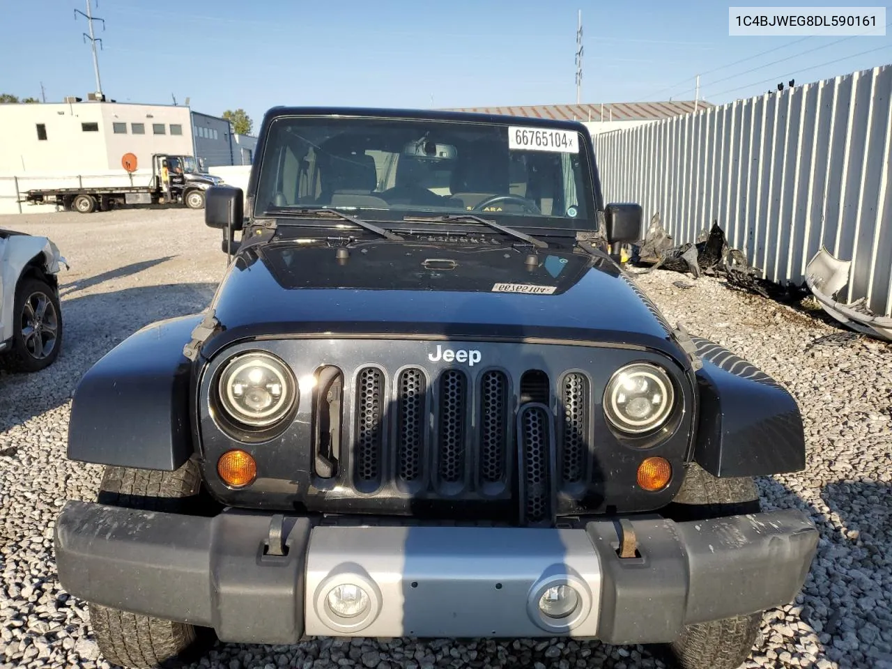 2013 Jeep Wrangler Unlimited Sahara VIN: 1C4BJWEG8DL590161 Lot: 66765104