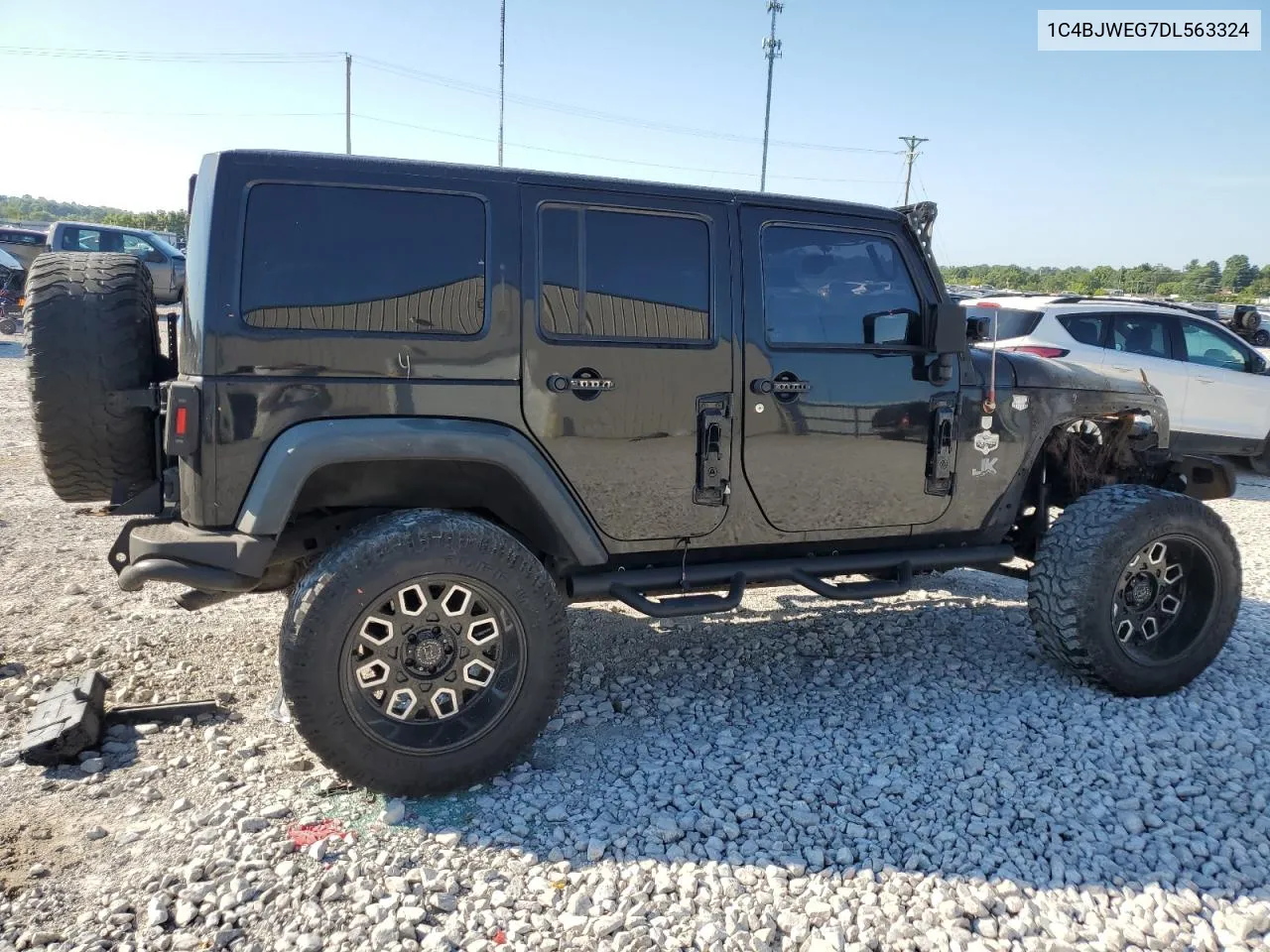 2013 Jeep Wrangler Unlimited Sahara VIN: 1C4BJWEG7DL563324 Lot: 67032254