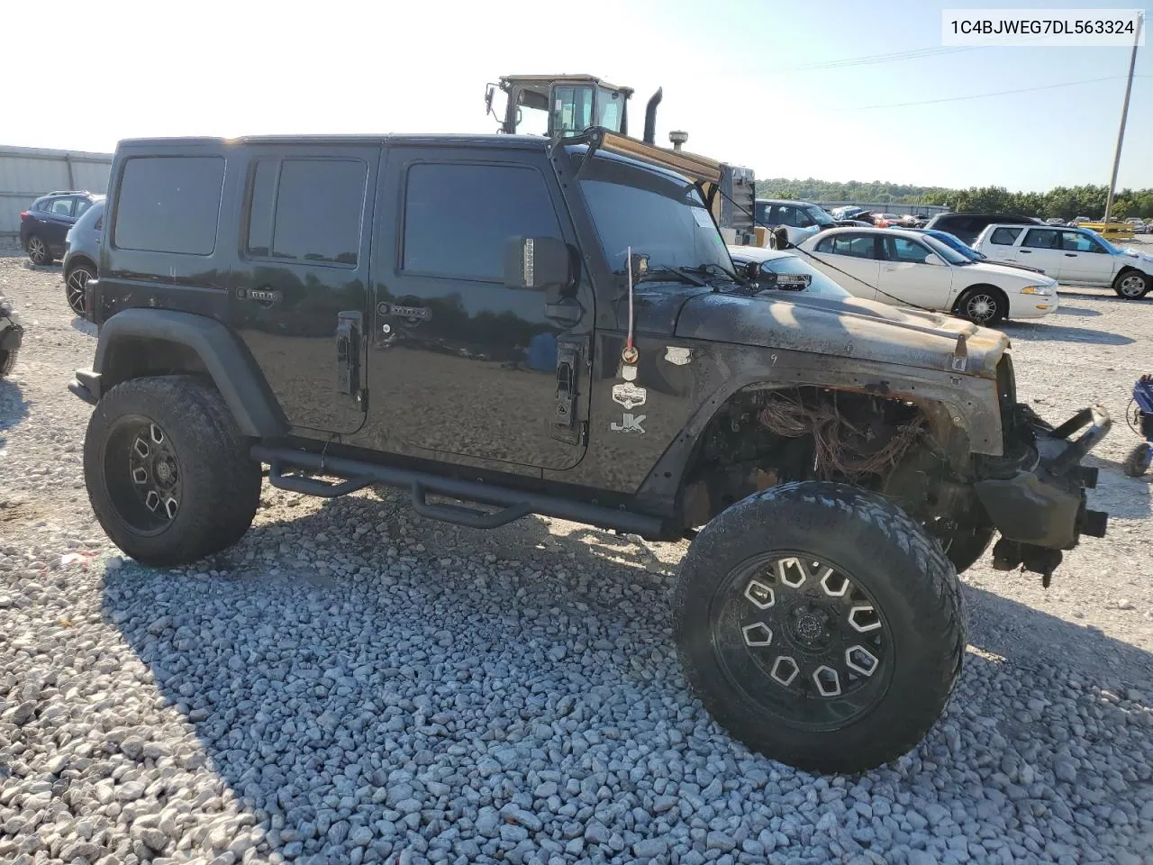 2013 Jeep Wrangler Unlimited Sahara VIN: 1C4BJWEG7DL563324 Lot: 67032254