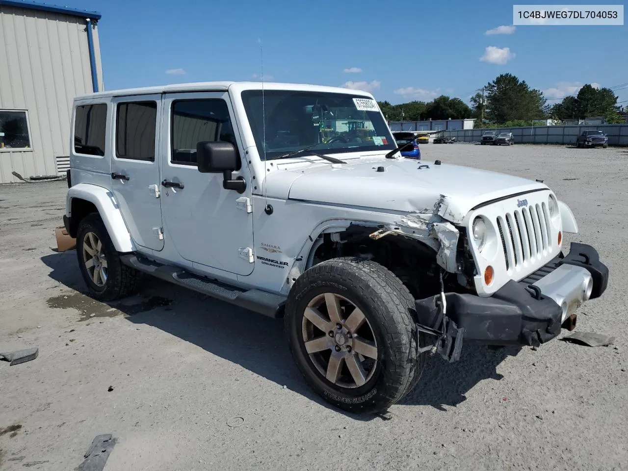 2013 Jeep Wrangler Unlimited Sahara VIN: 1C4BJWEG7DL704053 Lot: 67558034