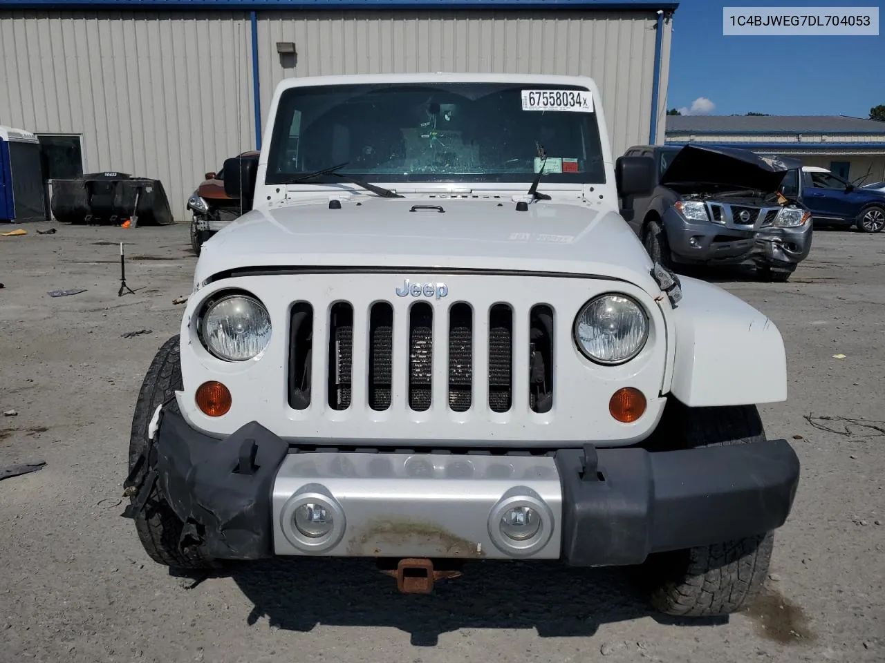 2013 Jeep Wrangler Unlimited Sahara VIN: 1C4BJWEG7DL704053 Lot: 67558034