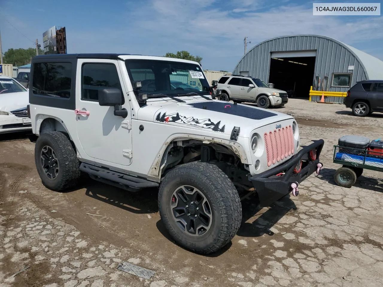 1C4AJWAG3DL660067 2013 Jeep Wrangler Sport