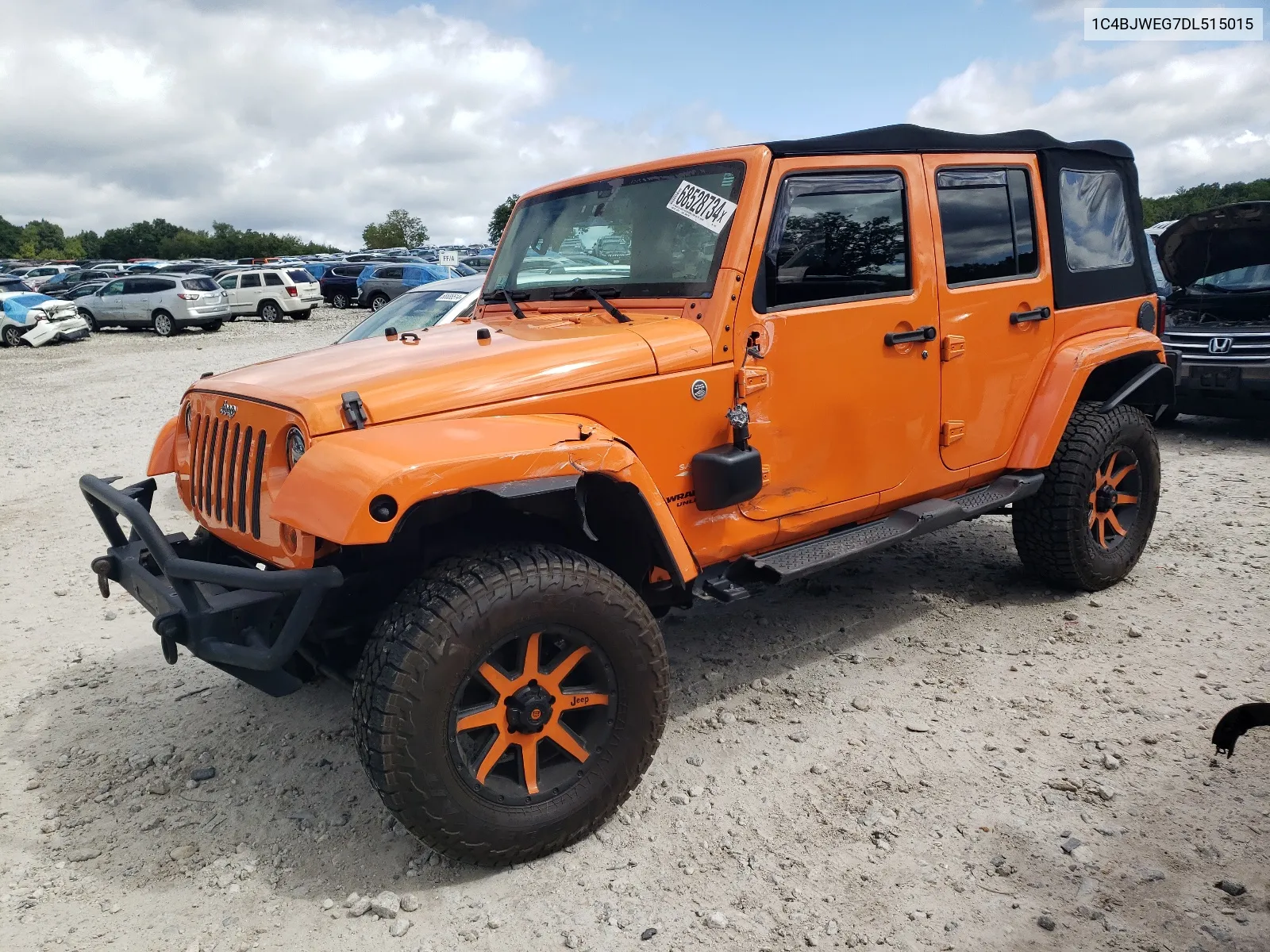 2013 Jeep Wrangler Unlimited Sahara VIN: 1C4BJWEG7DL515015 Lot: 68528734