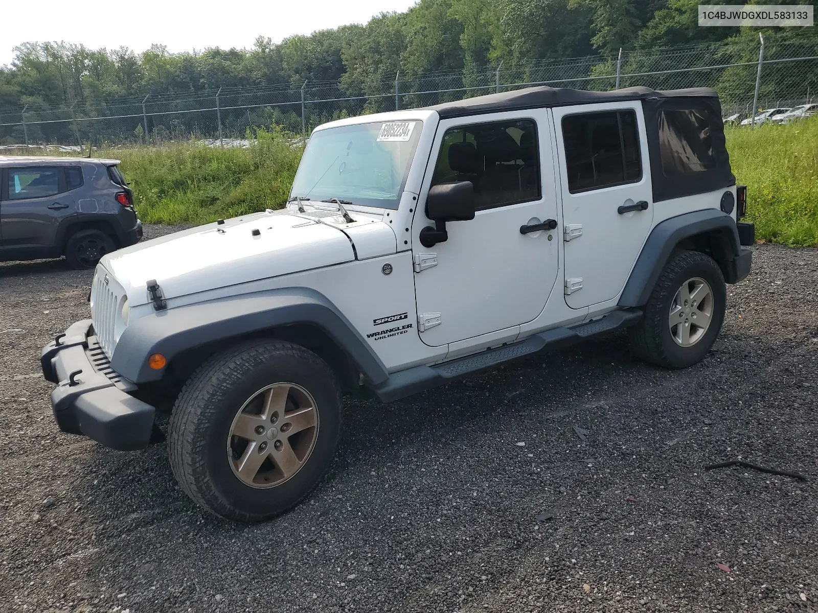 2013 Jeep Wrangler Unlimited Sport VIN: 1C4BJWDGXDL583133 Lot: 69052234