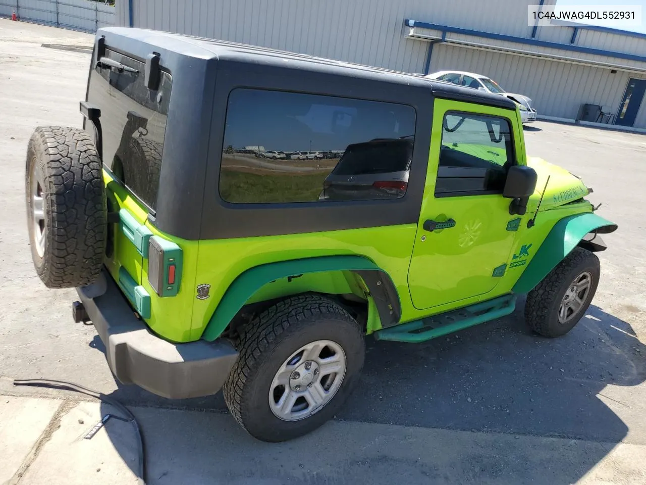 2013 Jeep Wrangler Sport VIN: 1C4AJWAG4DL552931 Lot: 69222394