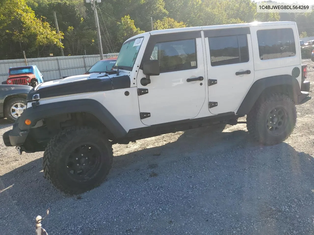 2013 Jeep Wrangler Unlimited Sahara VIN: 1C4BJWEG8DL564269 Lot: 69709284