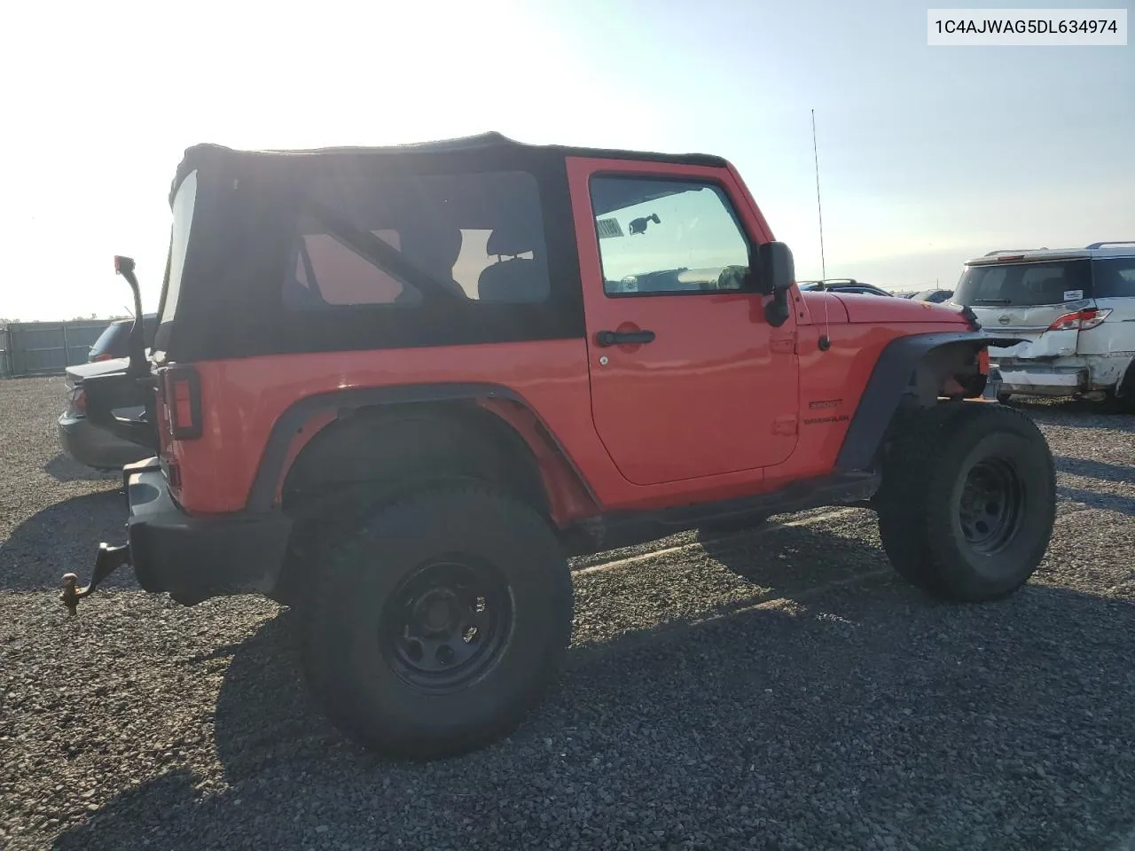 2013 Jeep Wrangler Sport VIN: 1C4AJWAG5DL634974 Lot: 69771724