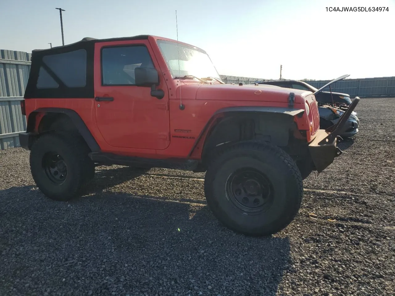 2013 Jeep Wrangler Sport VIN: 1C4AJWAG5DL634974 Lot: 69771724