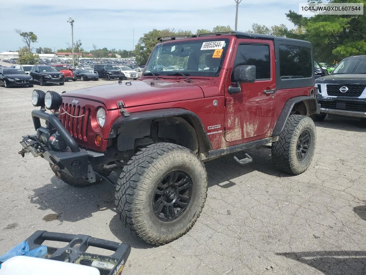 2013 Jeep Wrangler Sport VIN: 1C4AJWAGXDL607544 Lot: 69853544