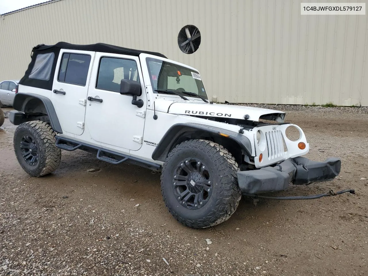 1C4BJWFGXDL579127 2013 Jeep Wrangler Unlimited Rubicon