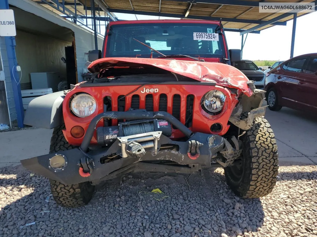 2013 Jeep Wrangler Sport VIN: 1C4AJWAG6DL688672 Lot: 69975924